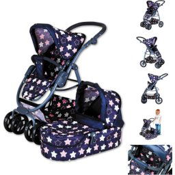 Knorrtoys kolica coco-star blue pink ( 907432 )