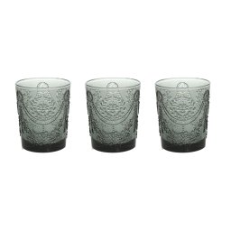 SET 3 ČAŠE 320CC SIVE VODA