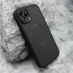 Futrola carbon magsafe za iphone 11 (6.1) crna ( F117350 )