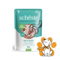 Schesir Cat Pouch Tuna & Seabream Jelly 85g, Vlažna Hrana Sa Tunom i Oradom