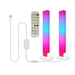 LED Lampa RGB sa daljinskim i punjacem -2 komada bela