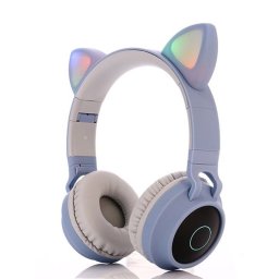 Bluetooth slušalice BT028C (S28) svetlo plave