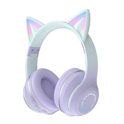 Bluetooth slušalice LED ljubičaste