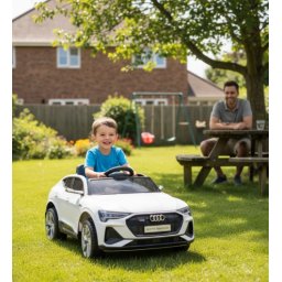 Audi E-Tron Sportback licencirani auto na akumulator 2213 beli