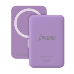 Power bank magsafe superior 15w 5000 mah ljubicasti ( BAT2686 )