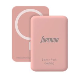 Power bank magsafe superior 15w 5000 mah roze ( BAT2688 )