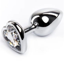 Metalni analni plug Srce Veličina S