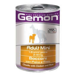 Gemon Dog Chunks Adult Mini With Chicken And Rice 415 g