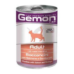 Gemon Cat Chunkies Adult With Salmon And Shrimps 415 g
