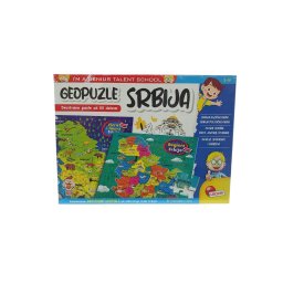 Geopuzle dvostrane Srbija Lisciani