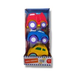 Infunbebe igracka za bebe mini vozila 3u1 12m+ ( PL2884 )