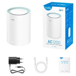 Cudy set wr300 n300 wi-fi router + m1300 1-pack ac1200 mesh (3999)