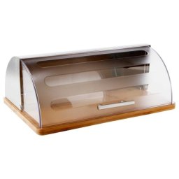KUTIJA ZA HLEB 39X26,5X15,5CM INOX/PS/BAMBUS