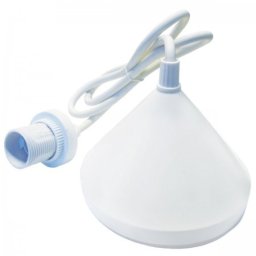 Elit+ visilica za luster sa grlom e14, 250v, 50hz, kabl 2x0.75/1m, bele boje ( EL9712 )