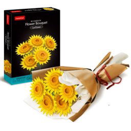 Cubic fun p866h puzzle flower bouquet - sunflower ( CBF208660 )