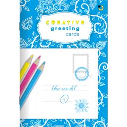 BOJANKA KREATIVNA B5 16 MOTIVA GREETING CARDS BLUE WORLD 4