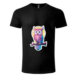 Majica sa štampom (unisex) Sova