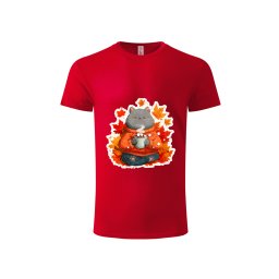 Majica sa štampom (unisex) Jesenja mačka