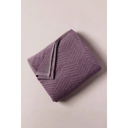 Frotir prekrivač 140x200 talas-lavanda ( 50-lavandat )