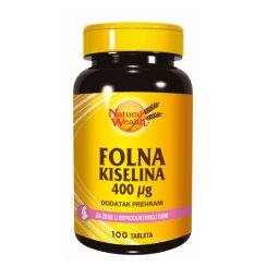 Natural Wealth Folna kiselina 400mcg 100 tableta