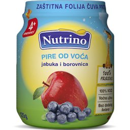 Nutrino - pire od voća - jabuka i borovnica