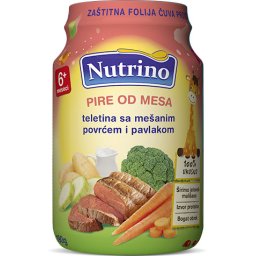 Nutrino - pire od mesa - teletina sa mešanim povrćem i pavlakom