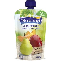 Nutrino Voćni Pire Mix - jabuka, kruška i dinja