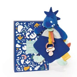 Doudou et Compagnie plišani dino sa kopčom za dudu ( DC3941 )