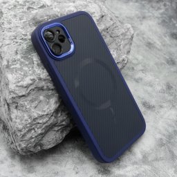 Futrola carbon magsafe za iphone 11 (6.1) plava ( F117352 )