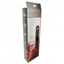 Gembird spg5-c-6 produzni kabl sa zastitom 5 uticnica 1.8m black (3g1.5)