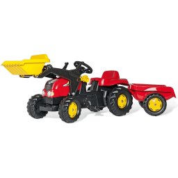 Traktor Rolly Kid sa prikolicom i kašikom 023127