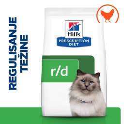 Hill’s Prescription Diet Cat R/D Piletina 1,5kg