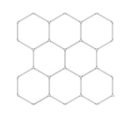 Led tube light 8 heads 200W 6500K 2350*2440mm 187426