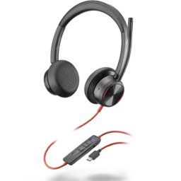 HP Poly Blackwire 8225 Stereo Microsoft Teams Certified USB-C Headset, Black ( 8X225AA )