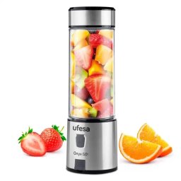 Ufesa blender Onyx Up, punjivi, sivi, zapremina 400ml