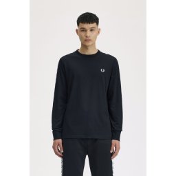 FRED PERRY LONG MAJICA BLACK