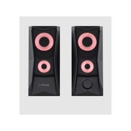 TRUST zvučnici GXT606B JAVV, 2.0, 12W(6W RMS) RGB, crna