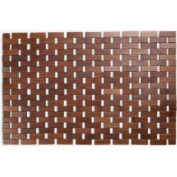 Kupatilska prostirka 40x60cm bamboo Mahogany