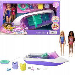 Barbie set sa dve lutke i čamcem