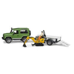 Džip Land Rover sa Mikro JCB 8010CTS