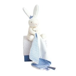 Doudou Plavi zec sa mazilicom 10cm ( DC3514 )