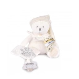 Doudou Meda mazilica sa kopčom za dudu 20cm - bež ( DC4340 )