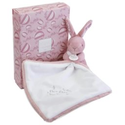 Doudou Plišani zeka sa mazilicom 10cm - roze ( DC4360 )