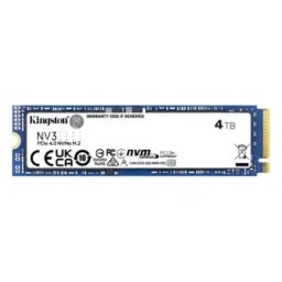 Kingston snv3s/4000g 6000mbs/5000mbs ssd m.2 nvme 4tb