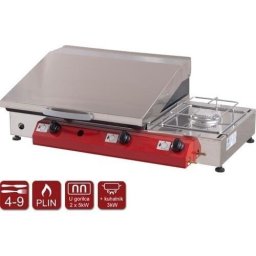 Plinski roštilj 80 Gurman sa kuvalom i poklopcem inox