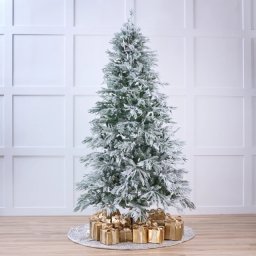 Bela Snežna 3D Novogodišnja jelka 180 cm - Nordmann white ( WHT 180 )