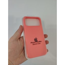 Futrola za iPhone 17 Pro Max silikonska Logo narandzasta