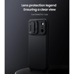 Futrola za iPhone 17 Pro Max nillkin Camshield Pro crna