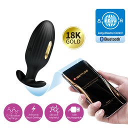 Luksuzni elektrostimulativni analni plug black