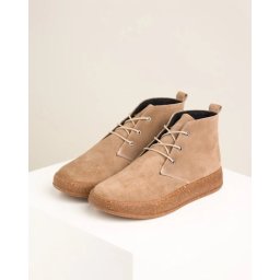 Kožne ženske ravne duboke cipele GOLF 101 bež